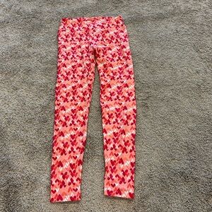 Valentine print leggings